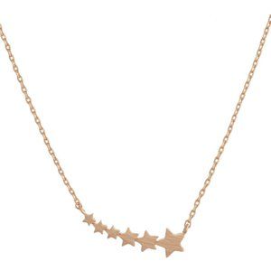 Dainty Metal Shooting Stars Necklace